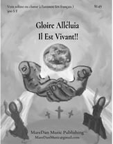  Gloire Alleluia, Il Est Vivant! Unison choral sheet music cover